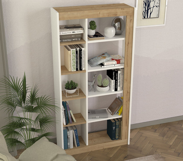 Rippina Bookcase White - Sapphire