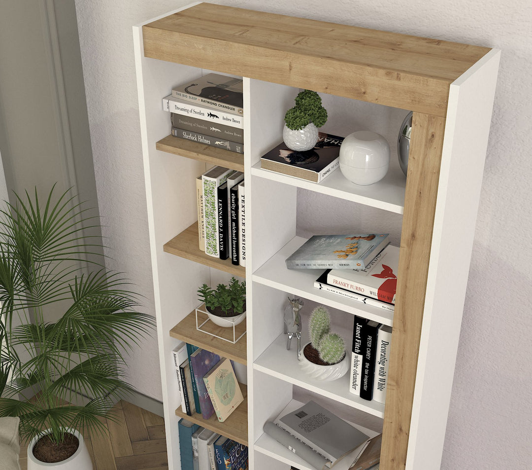 Rippina Bookcase White - Sapphire