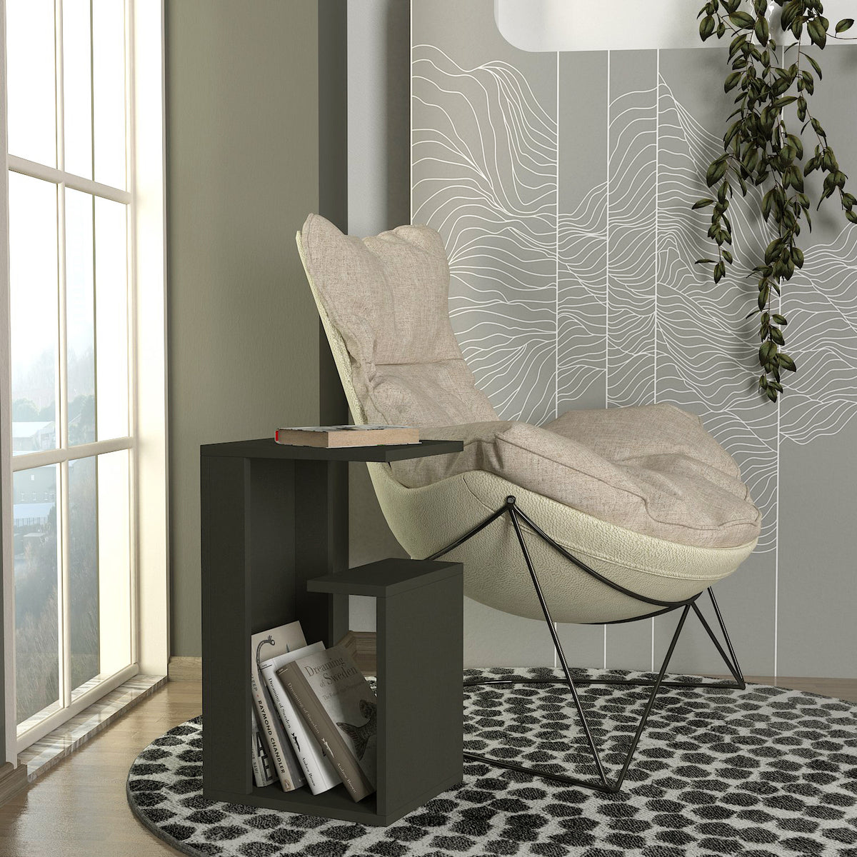 Risol Side Table Anthracite