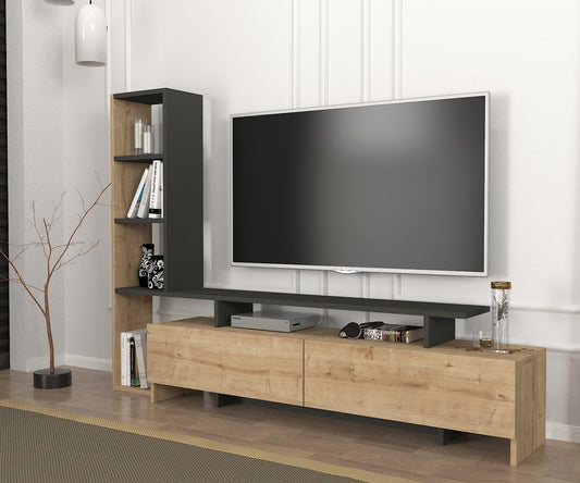 Roger Tv Stand Sapphire - Anthracite