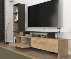 Roger Tv Stand Sapphire - Anthracite