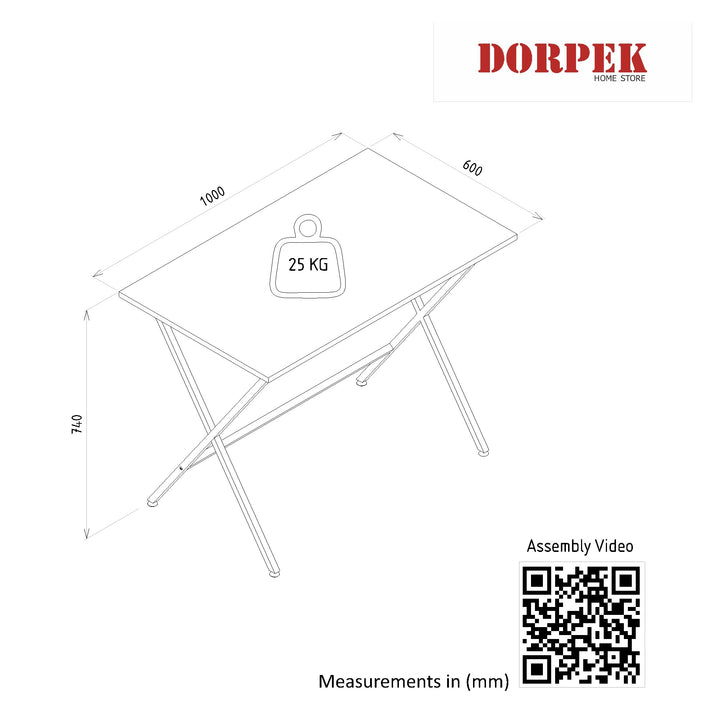 Siderya Study Desk Sapphire