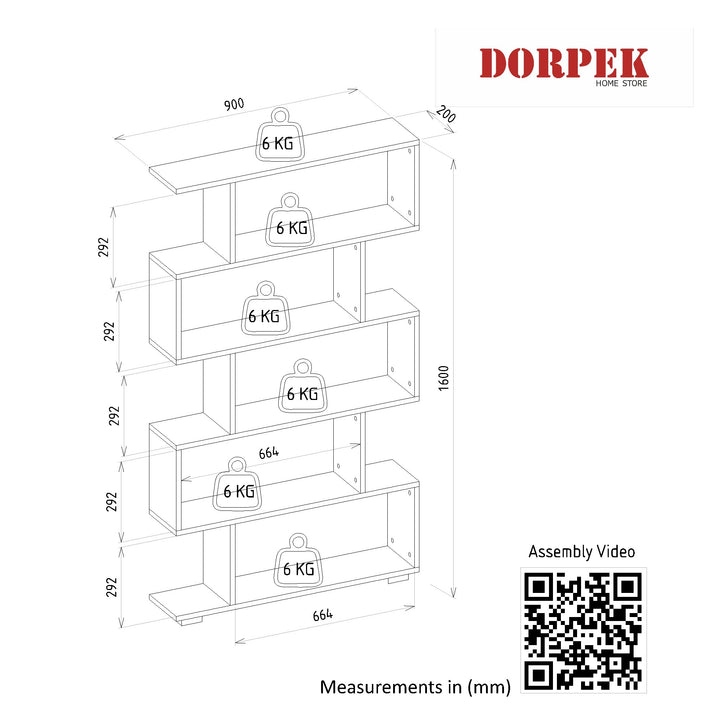 Sistema Bookcase White