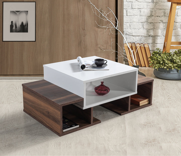 Sarafina Coffee Table White-Walnut