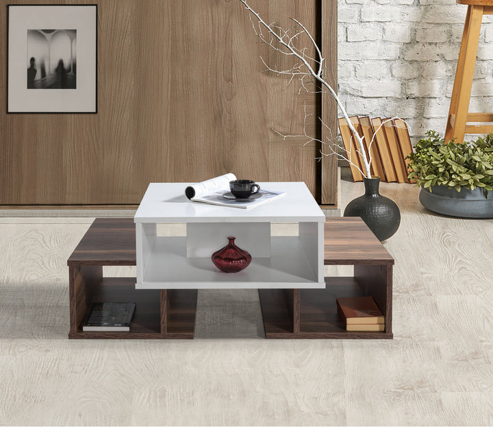 Sarafina Coffee Table White-Walnut