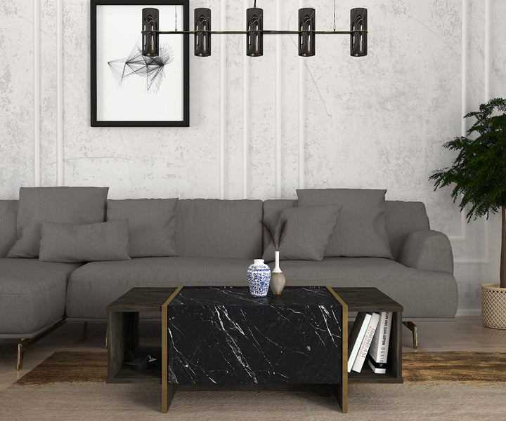 Swindon Coffee Table Rebab - Blackmarble