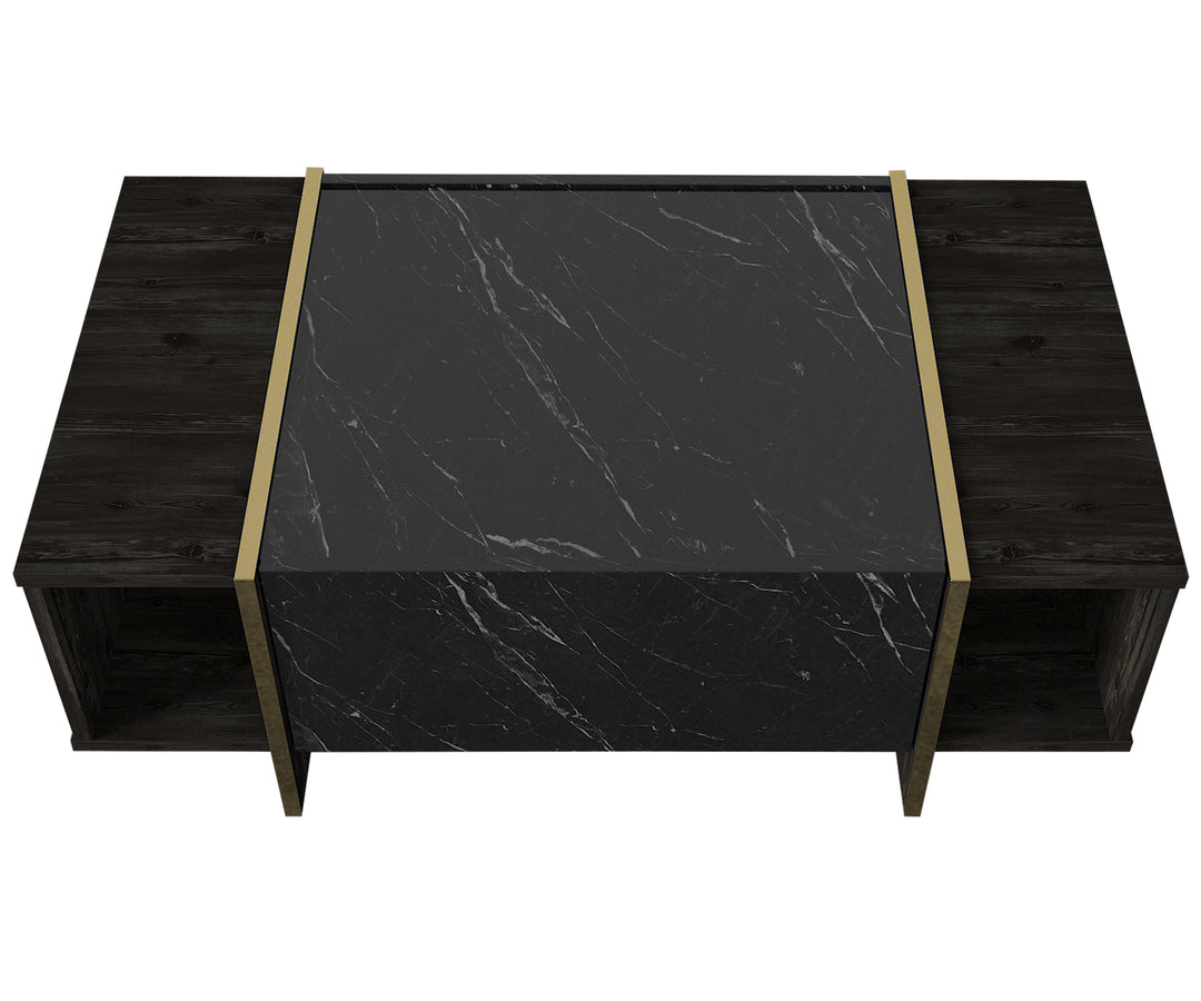 Swindon Coffee Table Rebab - Blackmarble