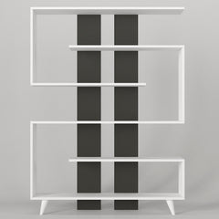 Tangen Bookcase White - Anthracite