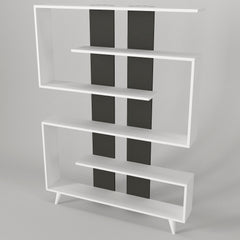 Tangen Bookcase White - Anthracite