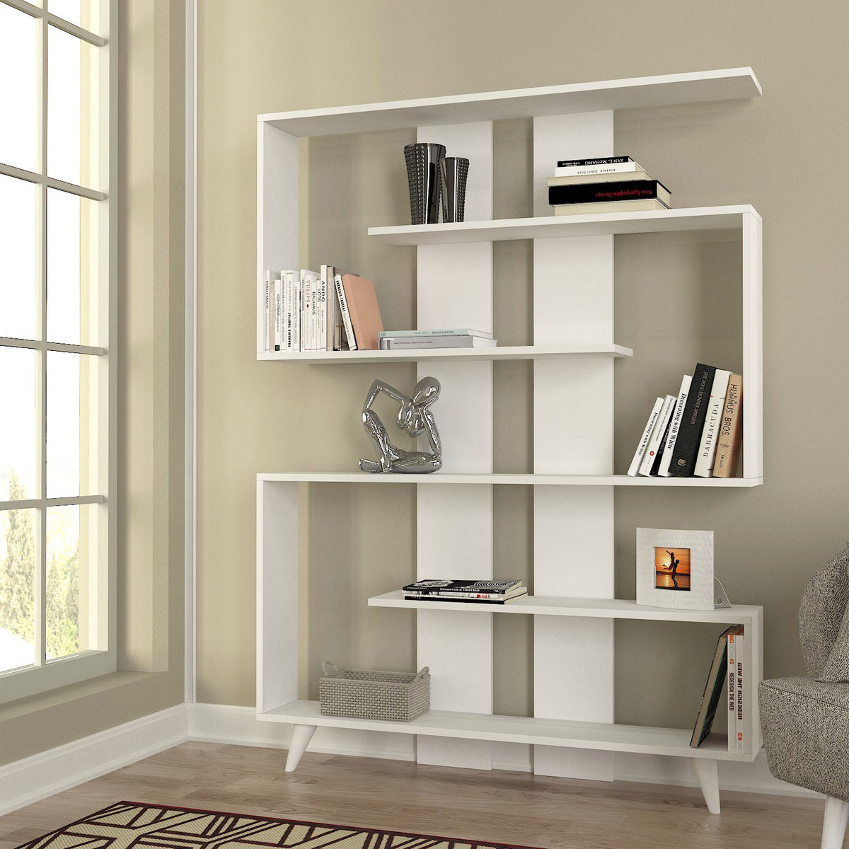 Tangen Bookcase White