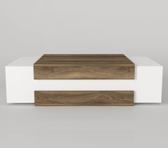 Vedar Coffee Table White-Walnut