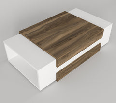 Vedar Coffee Table White-Walnut