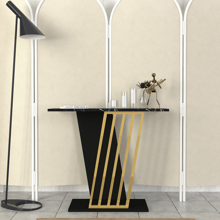 Volant Dresser Black- Black Marble