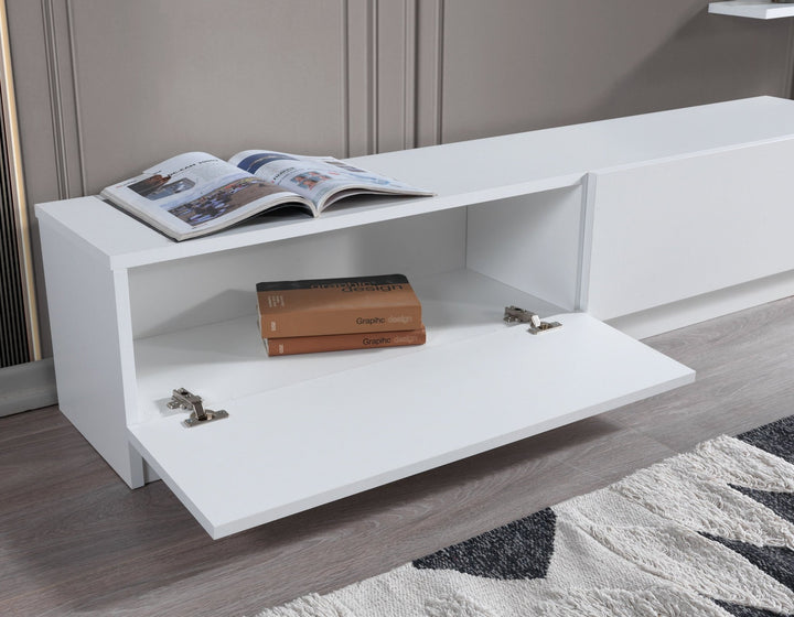 Ahenk Tv Unit White - 160cm