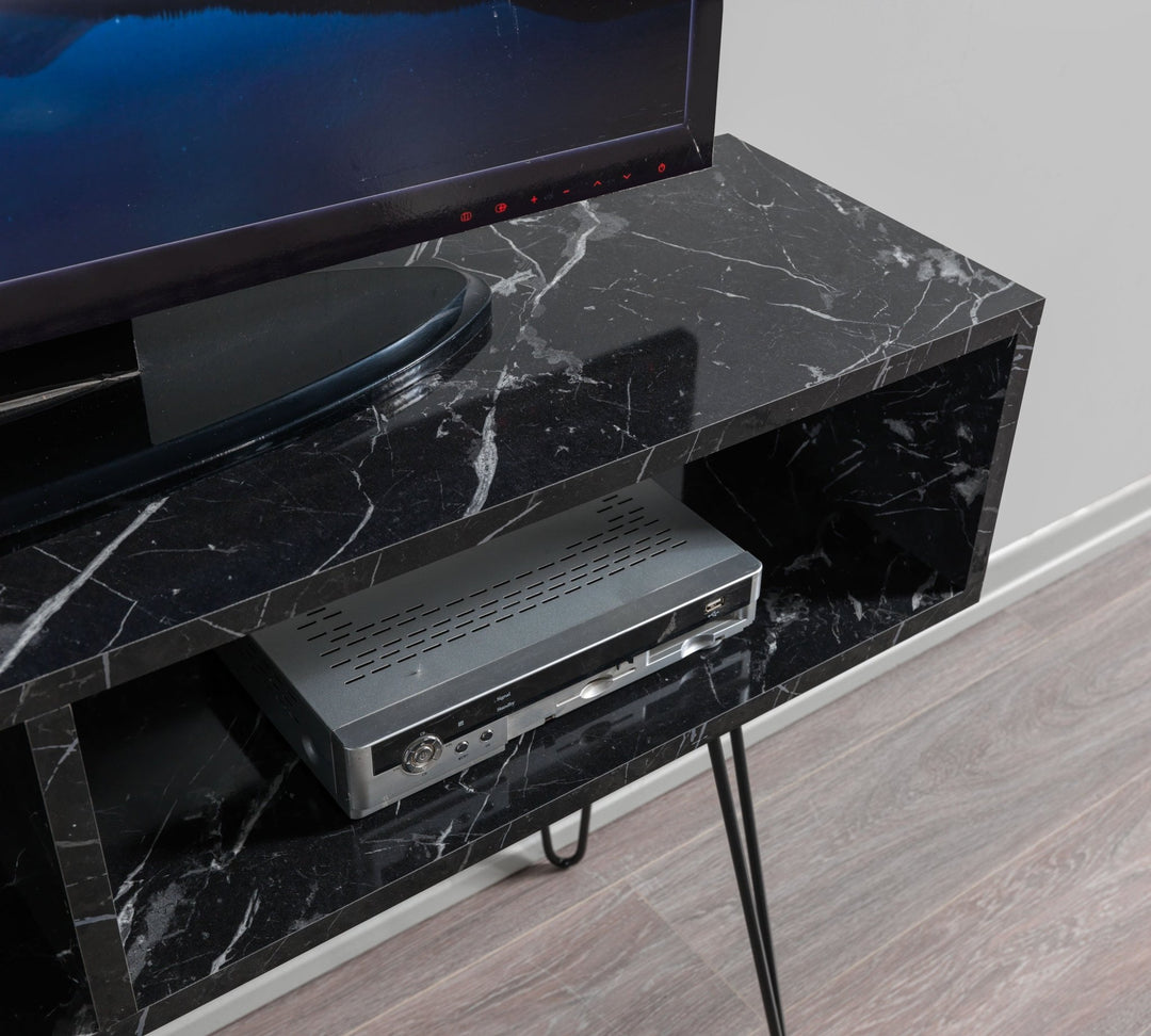 Alya Iron Foot Tv Unit Marble - 120cm