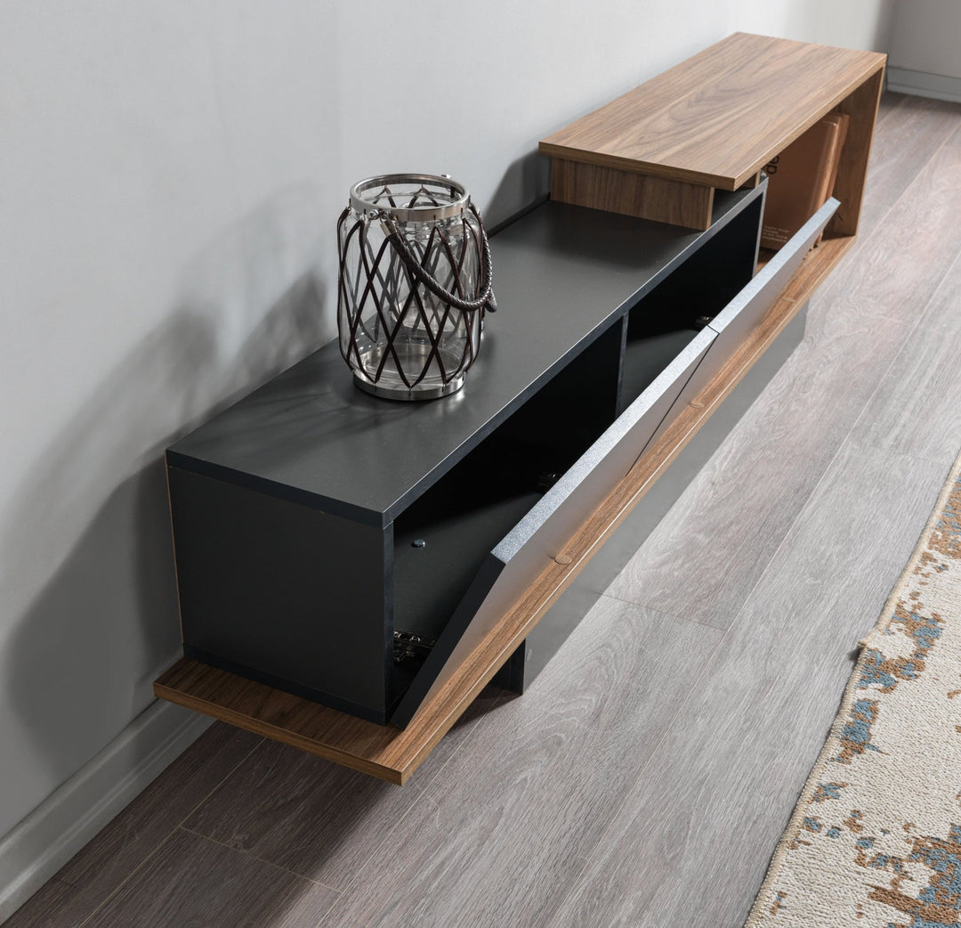 Asos Tv Unit Anthracite - Kaman - 180cm