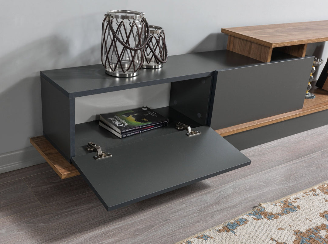 Asos Tv Unit Anthracite - Kaman - 180cm