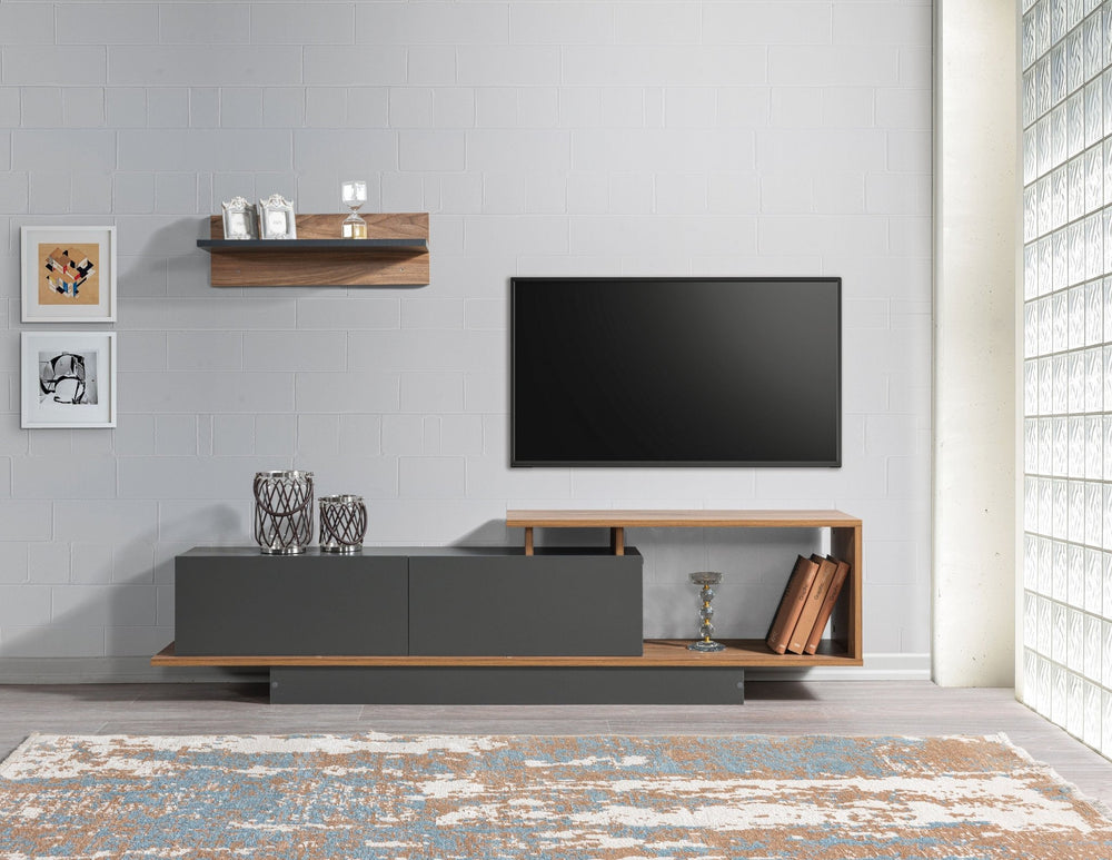 Asos Tv Unit Anthracite - Kaman - 180cm