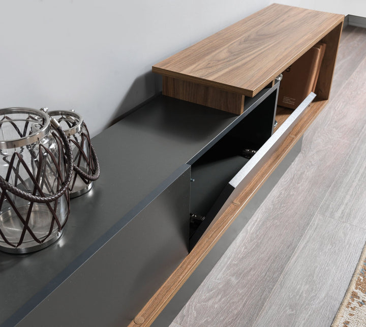 Asos Tv Unit Anthracite - Kaman - 180cm