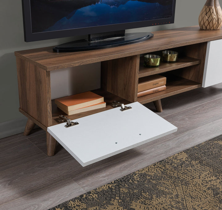 Ayden Tv Unit Walnut - White - 150cm