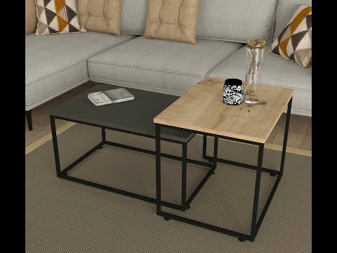 Budino Coffee Table Sapphire - Anthracite