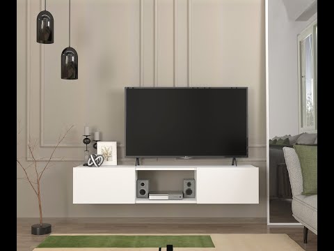 Neton Tv Stand White - 150cm