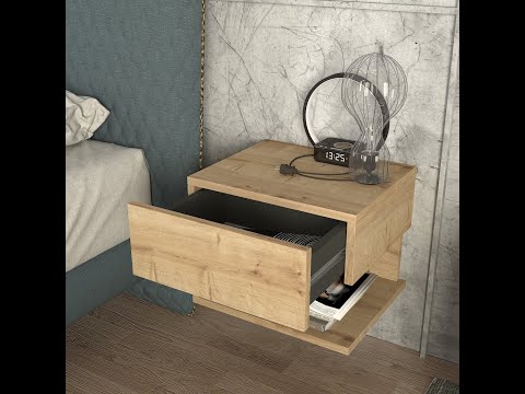 Ocean Nightstand Sapphire - Anthracite