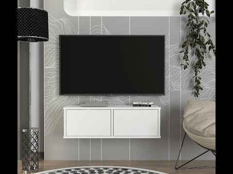 Nillo Tv Stand White - 90cm