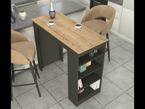 Premier Bar Table Anthracite - Sapphire