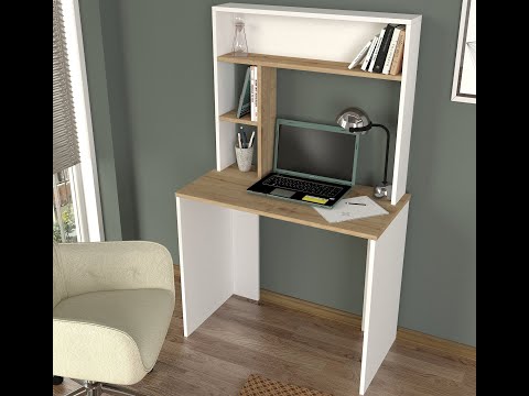 Ferano Study Desk White - Sapphire