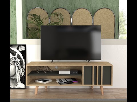 Honte Tv Stand Sapphire - Anthracite