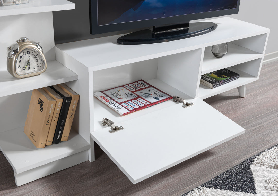 Salvador Tv Unit White